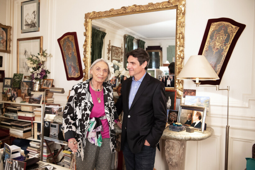 Micaela, comtesse douairière de Paris par David Nivière en septembre 2019 pour le magazine Point de Vue 