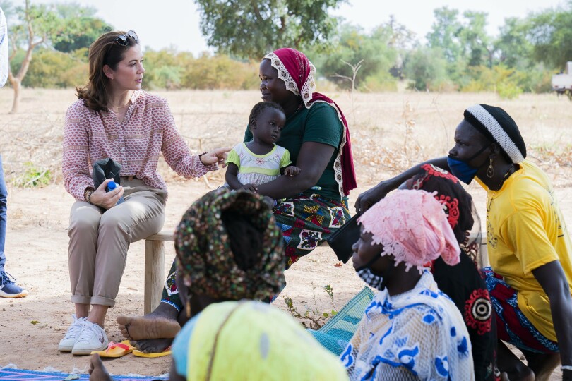 La princesse héritière Mary en visite au Burkina Faso, du 27 au 29 octobre 2021.