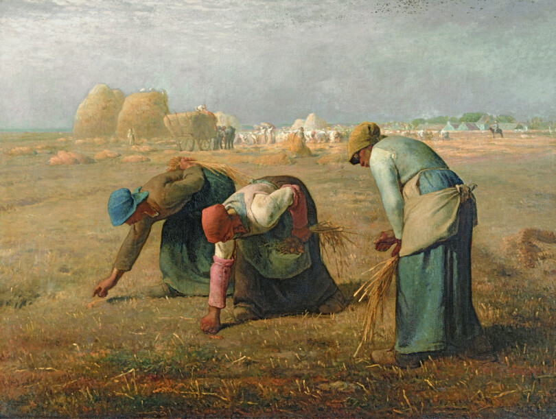 Des glaneuses de Jean-François Millet. 1857. Huile sur toile.