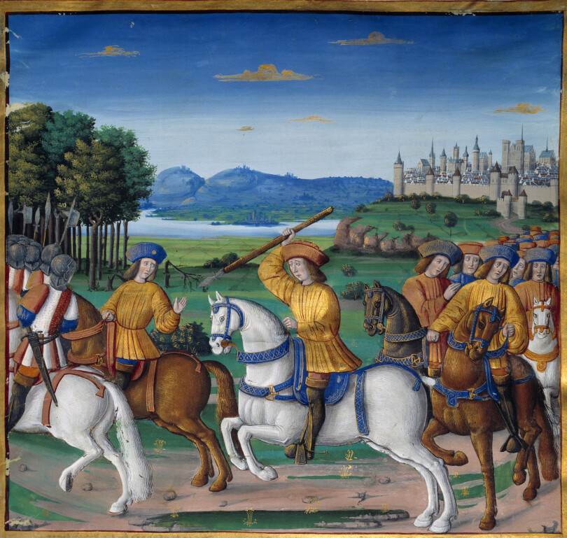 En pleine crise de folie, Charles VI attaque ses propres hommes et en tue quatre.