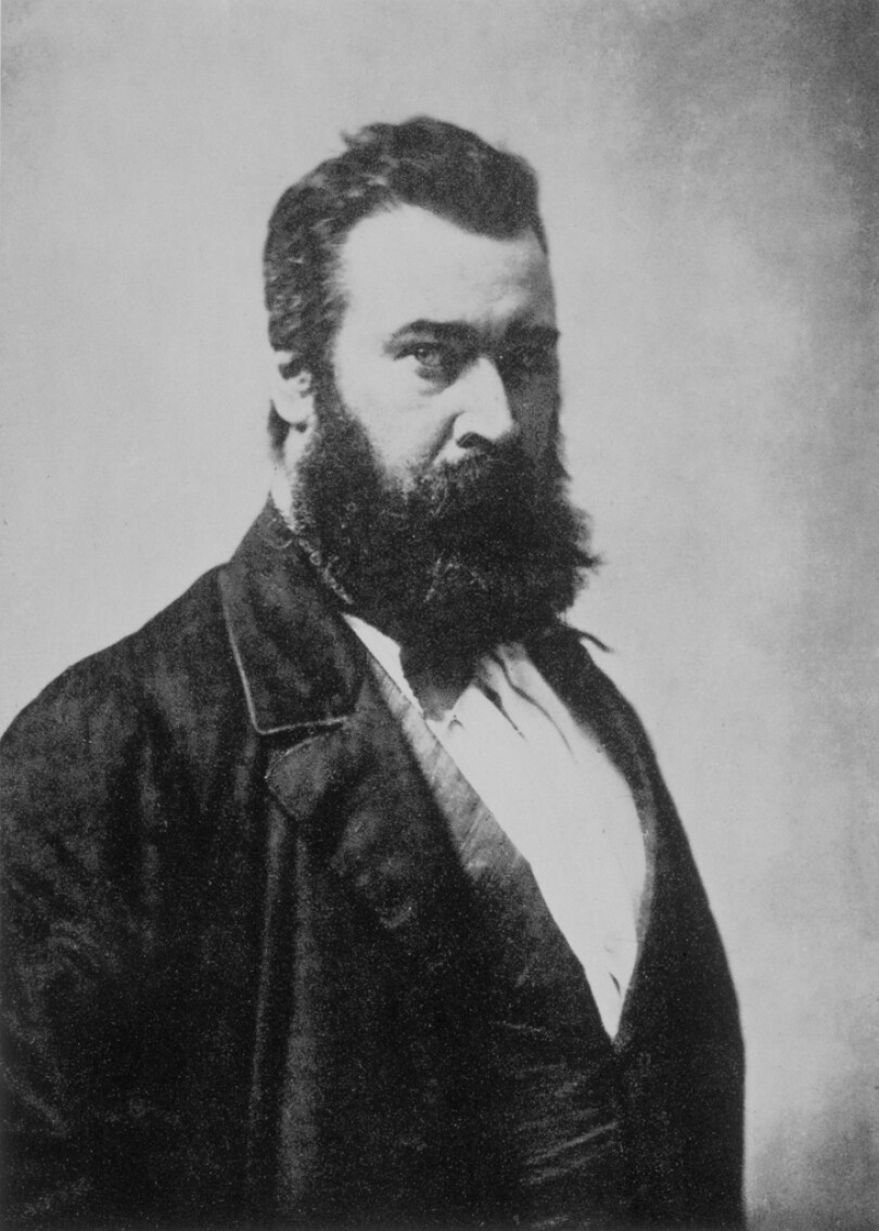 Jean-François Millet photographié par Nadar.