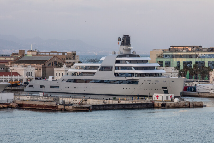 Le yacht My Solaris du Russe Roman Abramovich.