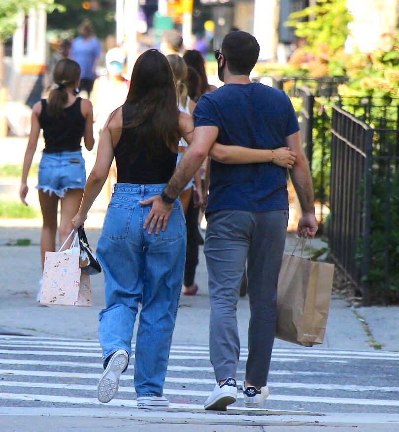 Mafalda de Bulgarie et son fiancé Marc Abousleiman à New York, le 27 juillet 2020.
