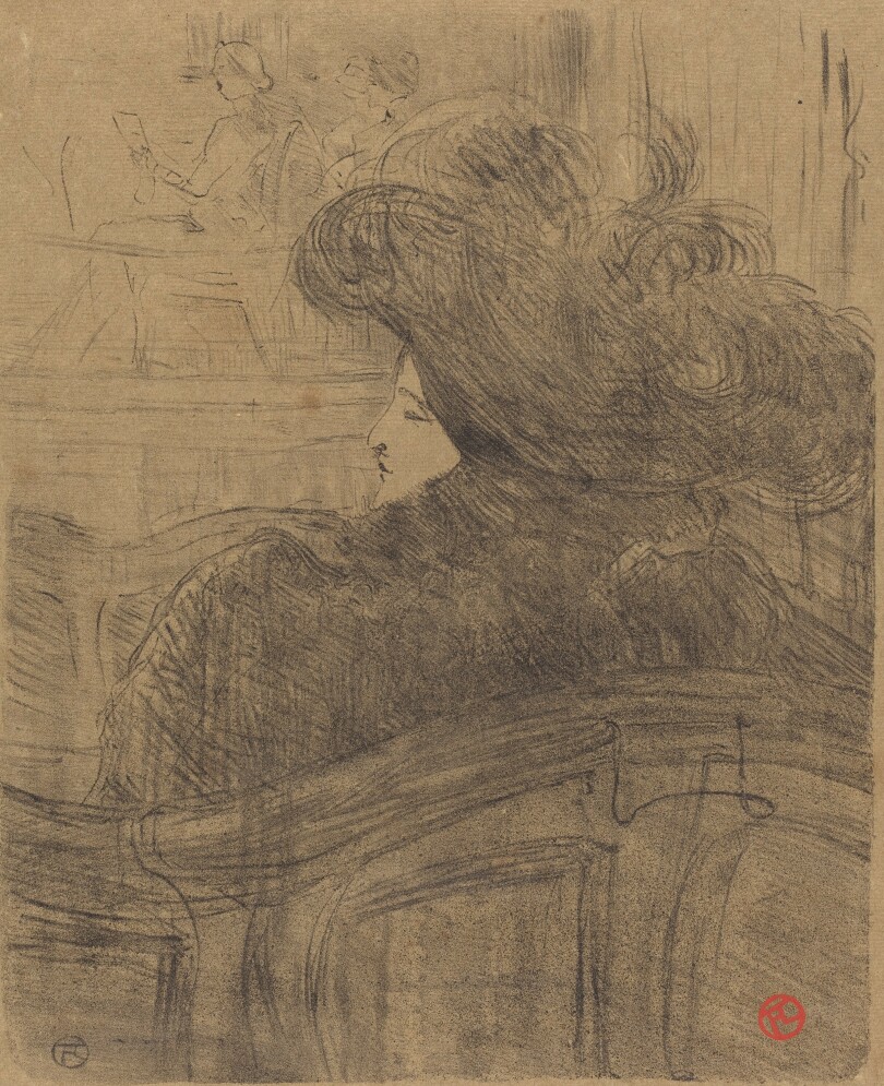 Cléo de Mérode par Toulouse-Lautrec.