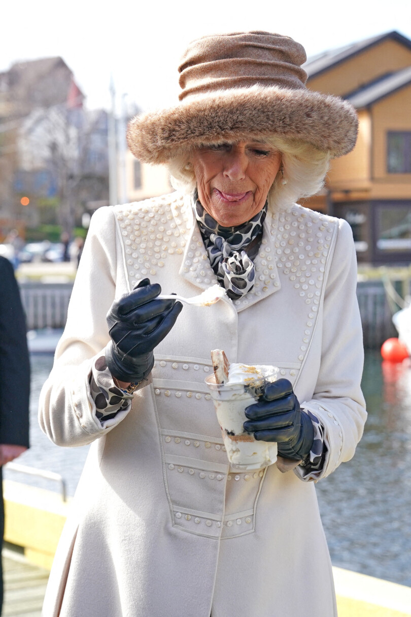 Camilla à Quidi Vidi, St John's, Canada, le 17 mai 2022.