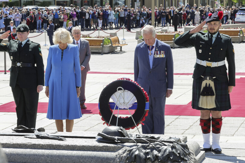 Charles et Camilla à Ottawa, le 18 mai 2022.