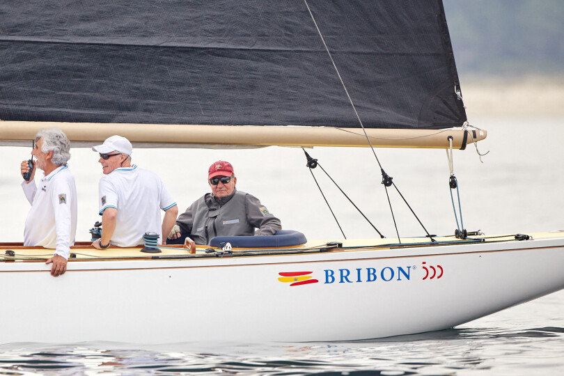 Juan Carlos le 22 mai 2022 sur son Bribón 500, voilier de 6 mètres, il a remporté l’épreuve.
