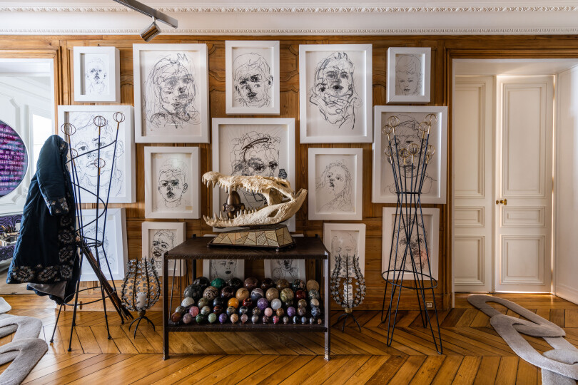 Appartement parisien de Lorenz Bäumer.