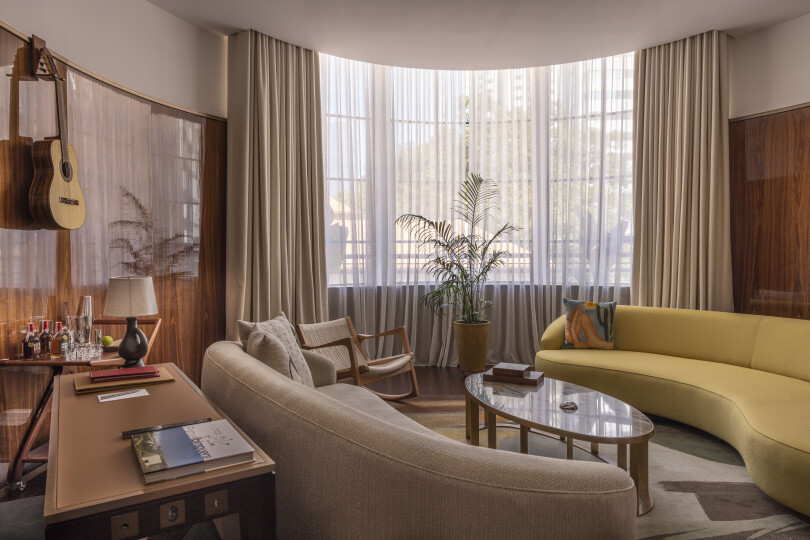 L'une des suites  de l'hôtel brésilien Rosewood Sao Paolo.