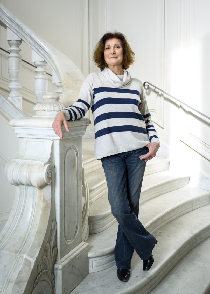 L'écrivaine Dominique Saint-Pern au château Pastré.