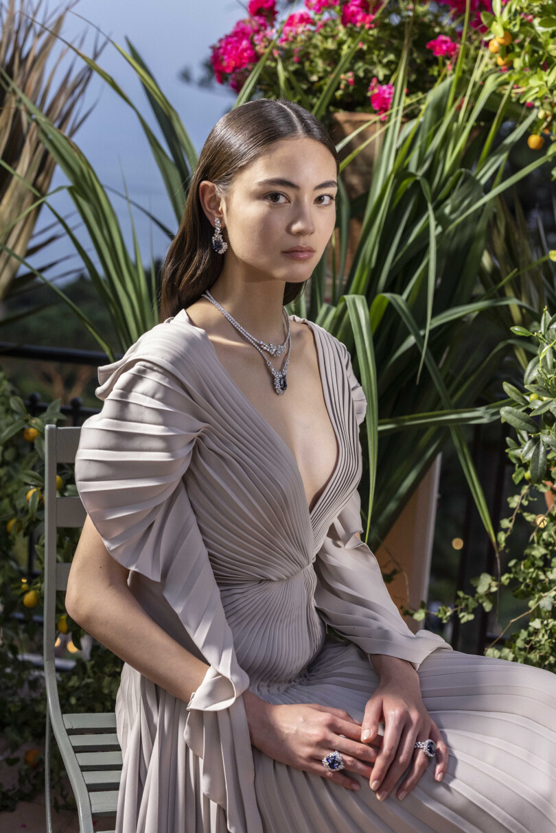 Défilé haute joaillerie Dior à Taormine en Sicile.