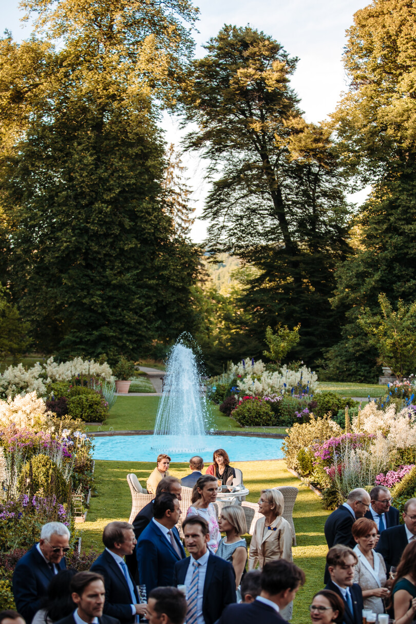 Garden-party au Château de Berg, le 28 juin 2022.
