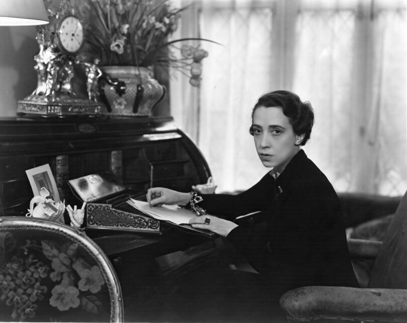 La créatrice Elsa Schiaparelli en 1936.