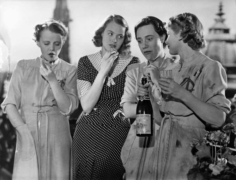 L'actrice suédoise Ingrid Bergman dans Quatre Filles courageuses de Froelich, en 1938.
