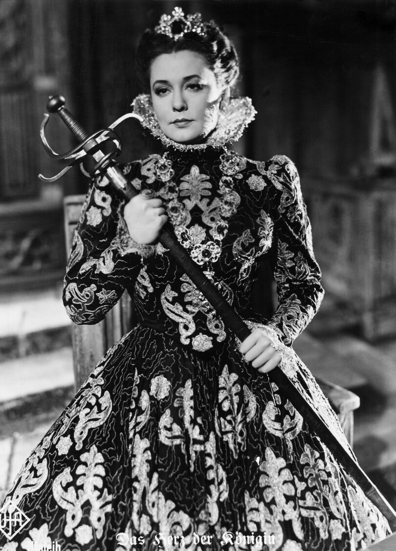 Zarah Leander incarne Marie Stuart dans le film de Carl Froelich, sorti en 1940.