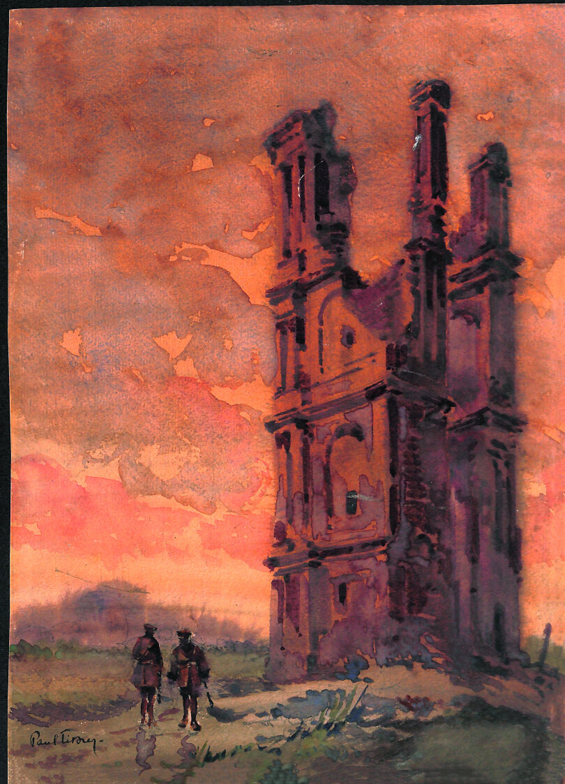 Ruines de la Meuse, sujets de Paul Tissier.