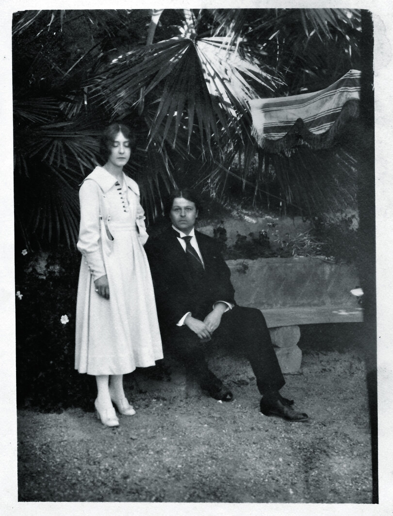 Paul Tissier et son épouse Gisèle dans le Var.