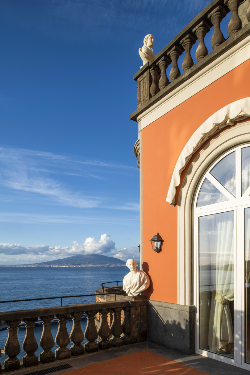 L'hôtel Excelsior Vittoria à Sorrente, en Italie.