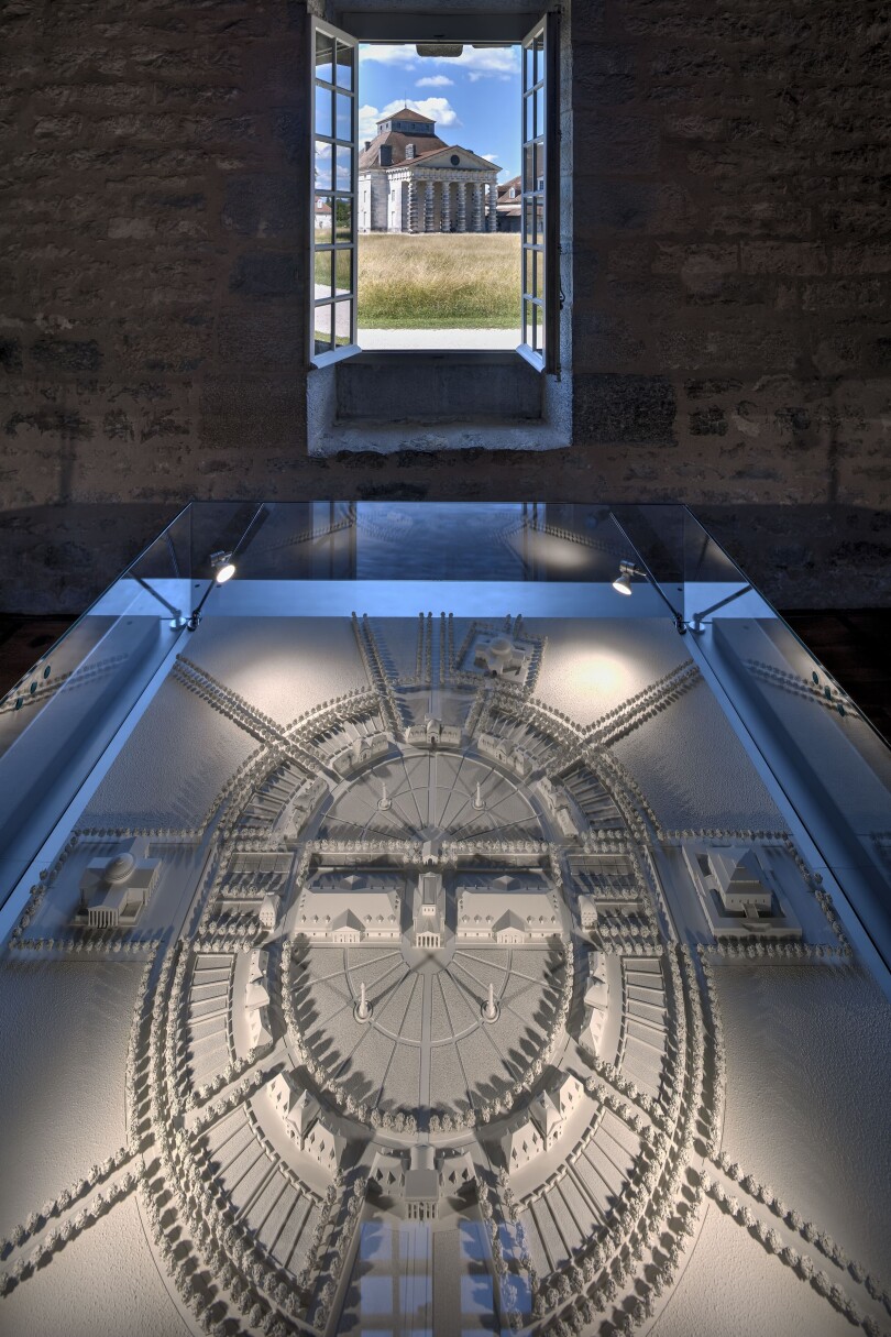 Les salines royales d’Arc-et-Senans, dans le Doubs.