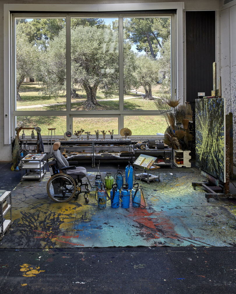 La maison d'Hans Hartung et Anna-Eva Bergman à Antibes.