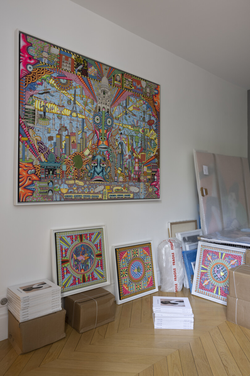 L'appartement parisien de la galeriste Lara Sedbon.