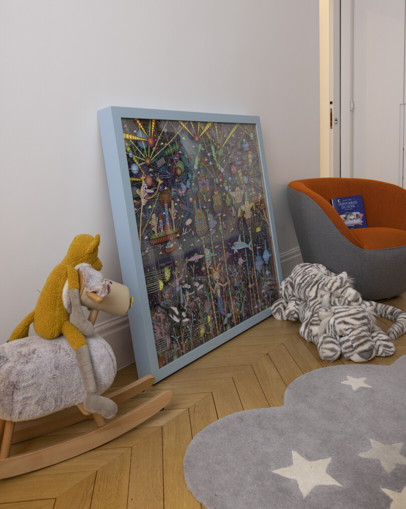 L'appartement parisien de la galeriste Lara Sedbon.