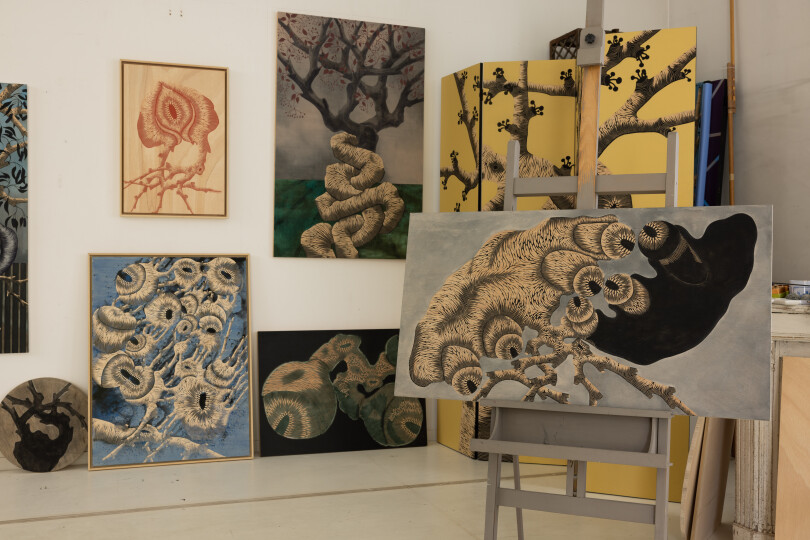 Chez Arik Levy et Zoé Ouvrier à Saint-Paul-de-Vence.