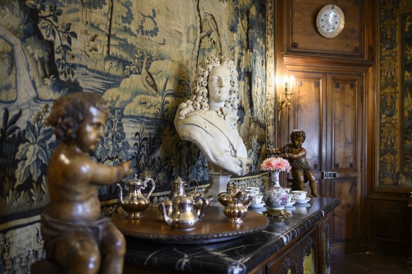 Le château de la Bourbansais à Pleugueneuc, en Ille-et-Vilaine.