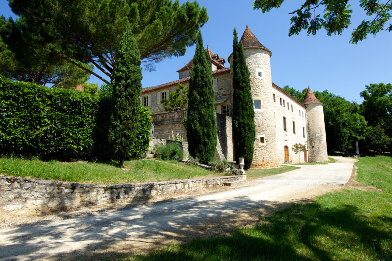 Le château de Cayx, dans le Lot.