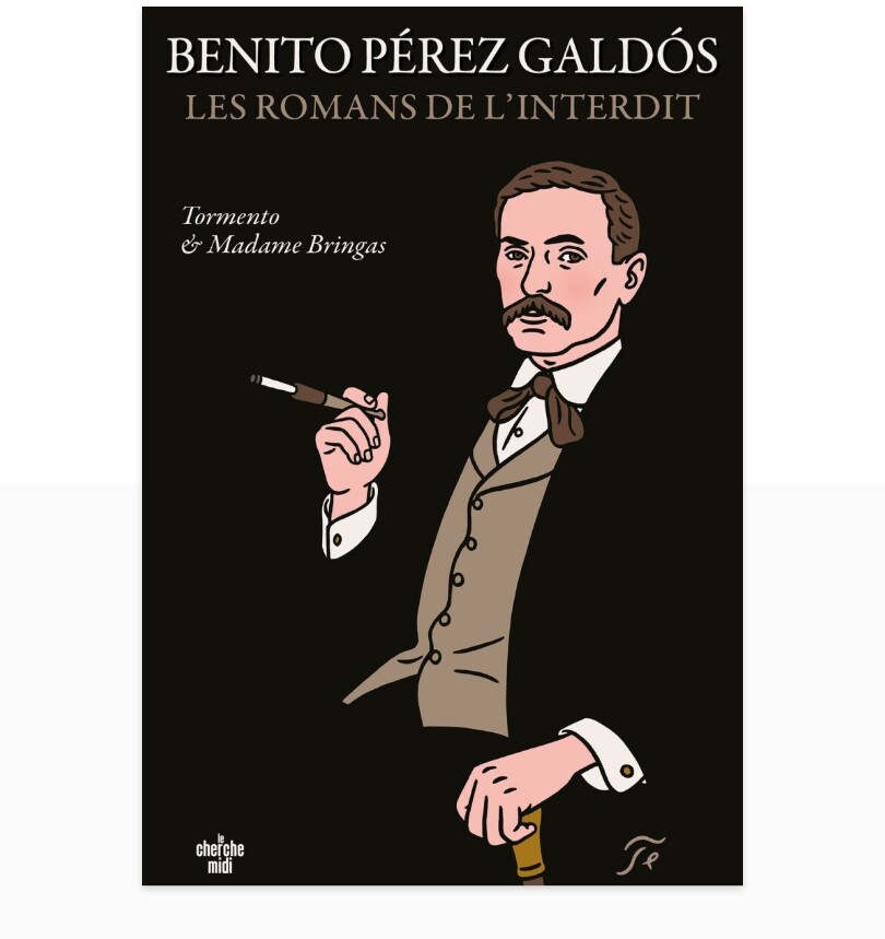 La couverture du livre, les Romans de l'interdit de Benito Pérez Galdós.