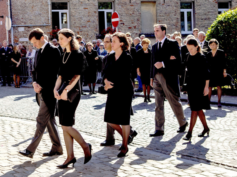 Les funérailles du prince Wauthier de Ligne le 22 août 2022.