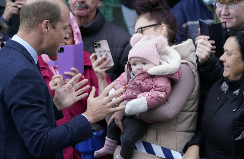Le prince William et Kate à la station de sauvetage RNLI de Holyhead à Anglesey, au nord du pays de Galles, le 27 septembre 2022.