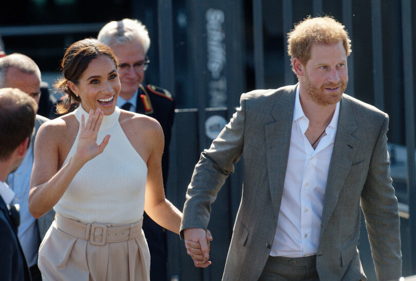 Le duc et la duchesse de Sussex à Düsseldorf le 6 septembre 2022. Meghan et Harry étaient en Allemagne pour promouvoir les Invictus Games de 2023.