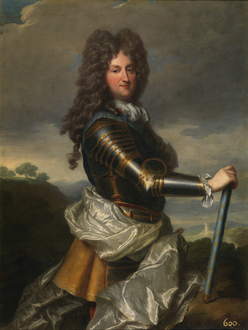 Philippe d'Orléans par Jean-Baptiste Santerre. Il est le régent de Louis XV de septembre 1715 à février 1723.