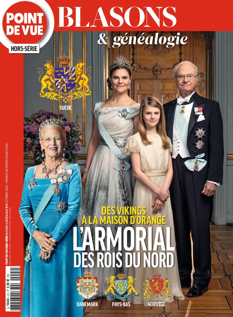 Hors Série Blasons & généalogie de Point de Vue. L'armorial des rois du nord.