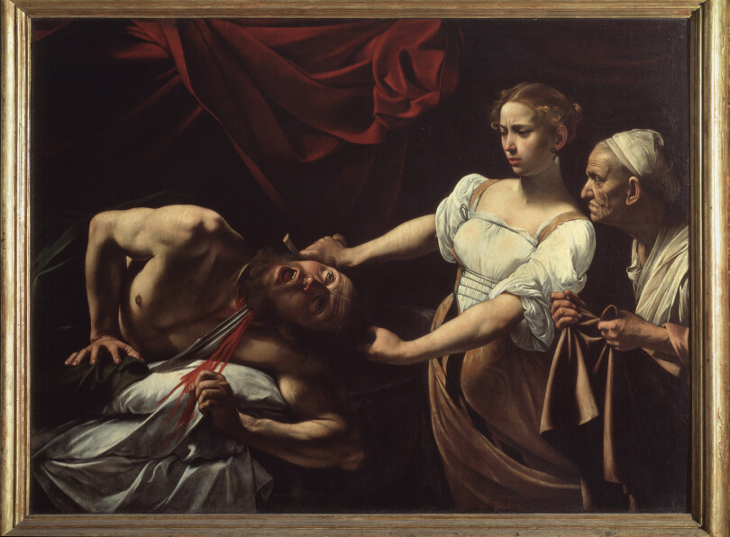 Judith décapitant Holopherne, une toile signée Caravage.