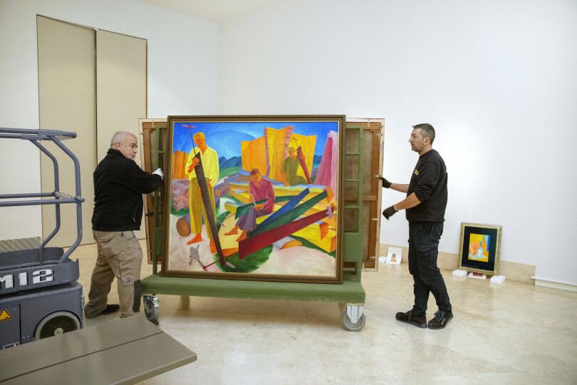 La collectionneuse d’art et philanthrope Francesca Thyssen-Bornemisza organise, à Madrid, une exposition dédiée à l’avant-garde ukrainienne.