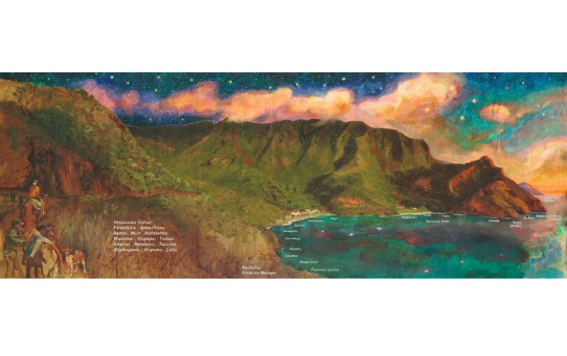 Ua Pou, troisième plus grande île des Marquises, autrefois habitée par une trentaine de tribus autonomes.