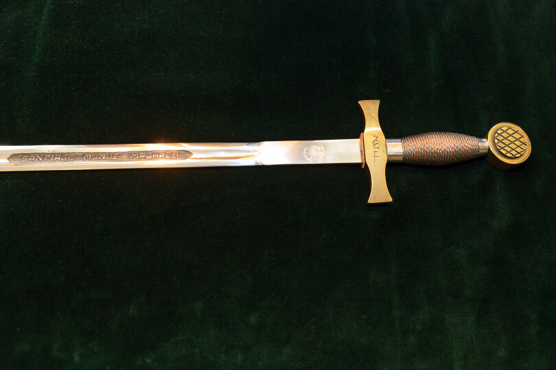 Installation de Mario Vargas LLosa à l'Académie française le 9 février 2023.