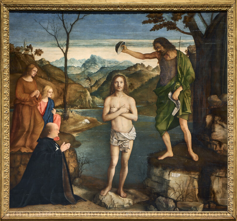 Exceptionnellement, les chevaliers de l’ordre de Malte de Venise nous ouvrent les portes de l’église San Giovanni Battista où le sublime, mais peu connu, Baptême du Christ, daté de 1504, est exposé.