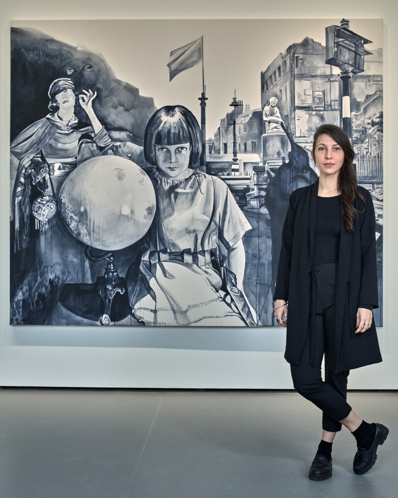 Giulia Andreani, artiste, peintre et chercheuse.