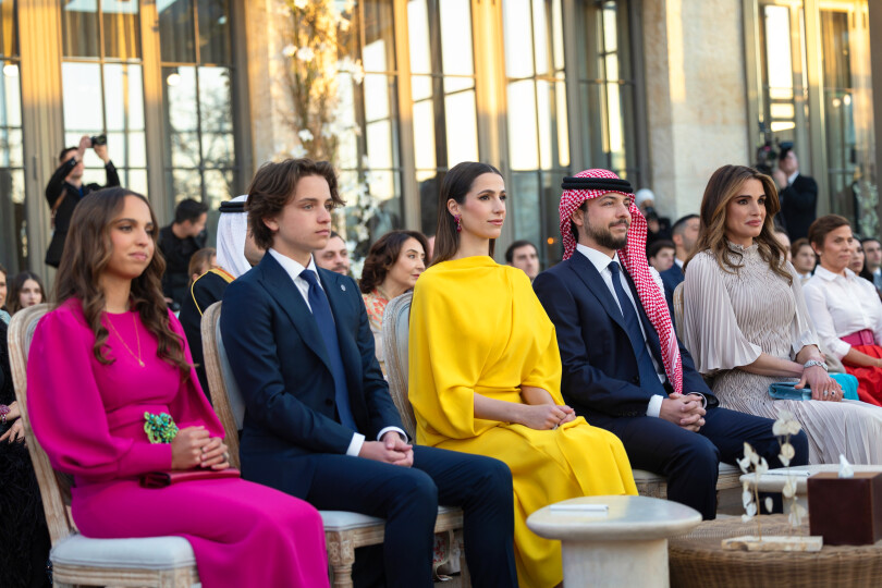 Le mariage d'Iman de Jordanie et de Jameel Alexander Thermiotis à Amman, le 12 mars 2023.
