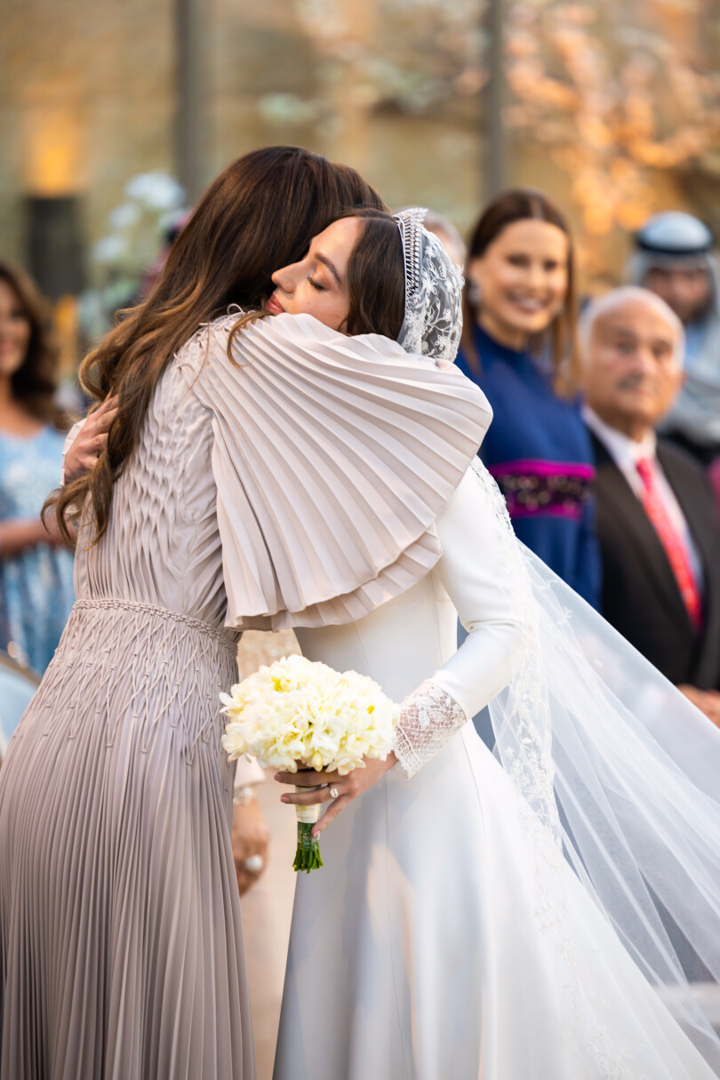 Le mariage d'Iman de Jordanie et de Jameel Alexander Thermiotis à Amman, le 12 mars 2023.