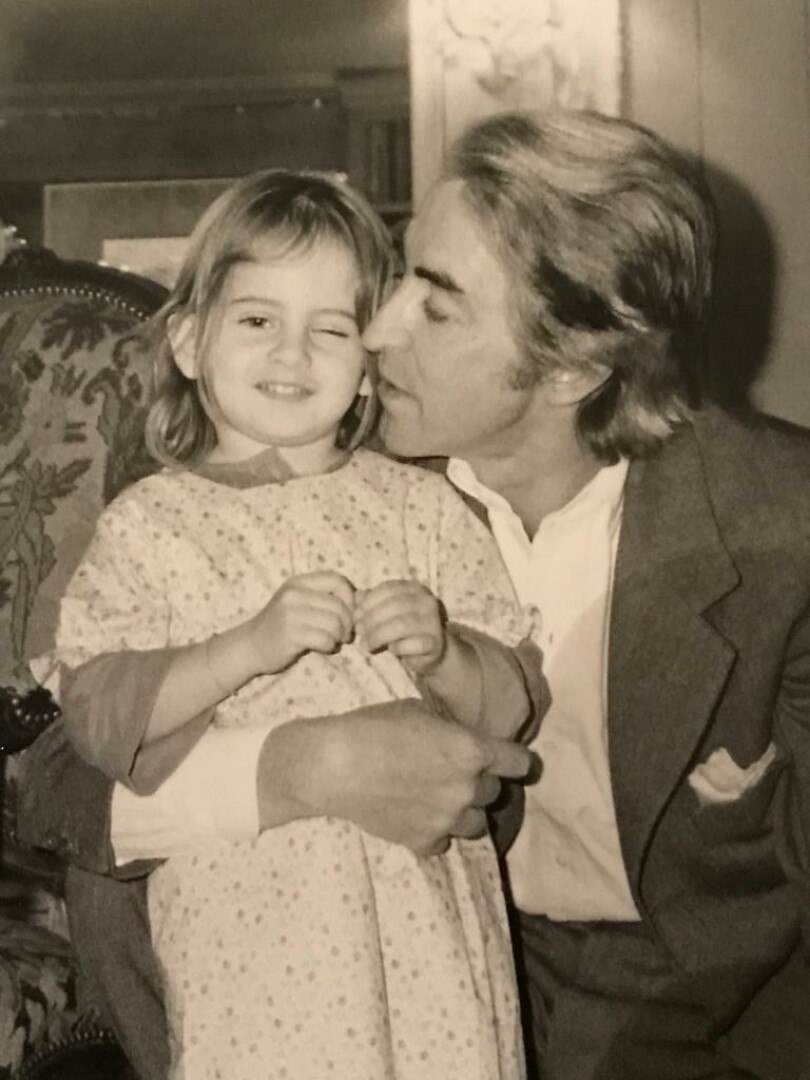 Violette et son père.