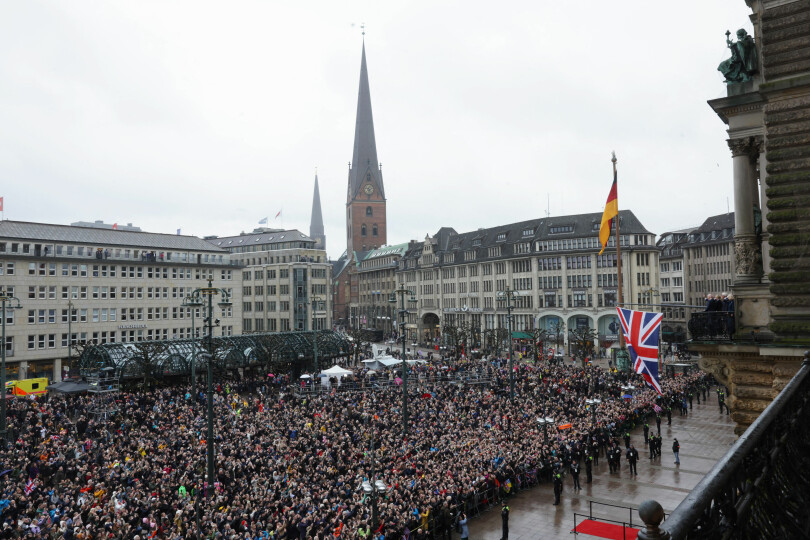 Charles III et Camilla à Hambourg