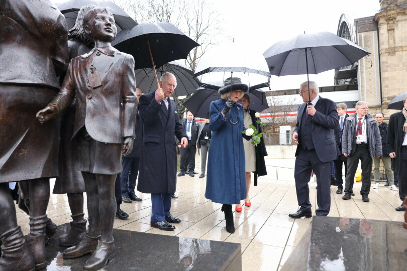 Charles et Camilla à Hambourg