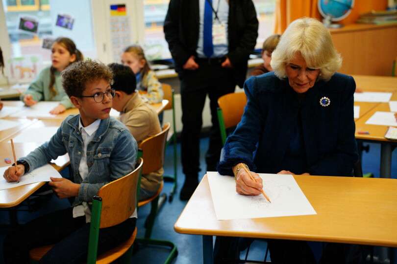 Charles III et Camilla à Hambourg