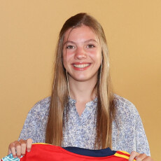 Leonor et Sofia d'Espagne au Brentford Community stadium à Londres pour le match de football féminin Espagne-Danemark de l'Euro 2022